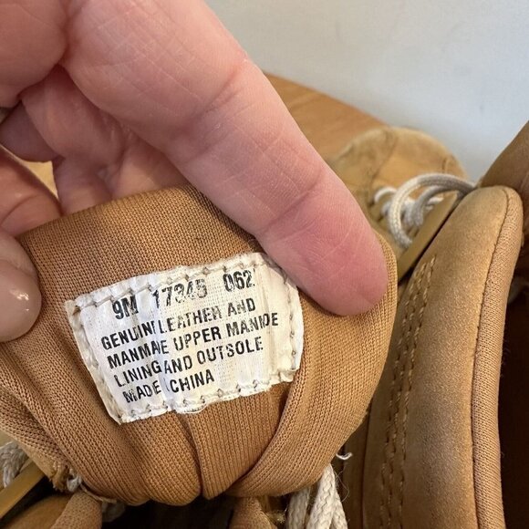 Timberland Women's Tan Leather Lace Up Outdoor Hiking Boots Size 9M - Picture 7 of 9